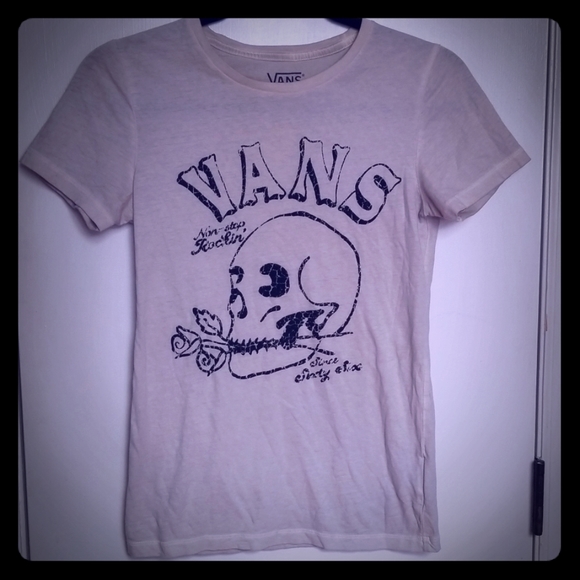Vans Tops - Vans Non Stop Rockin Skull T shirt